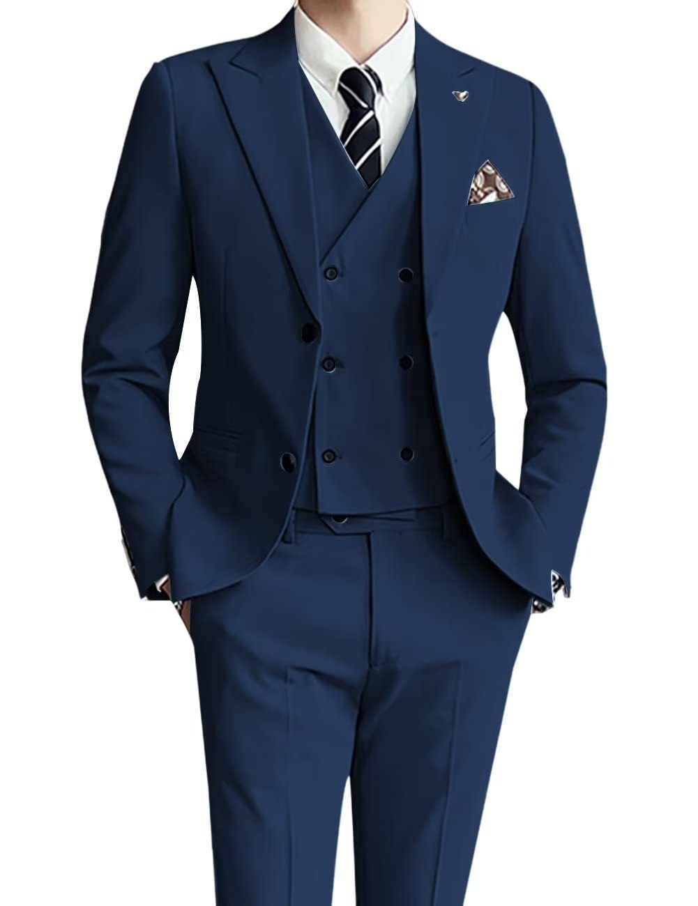 Callum – Costume trois pièces pour homme en coupe slim
