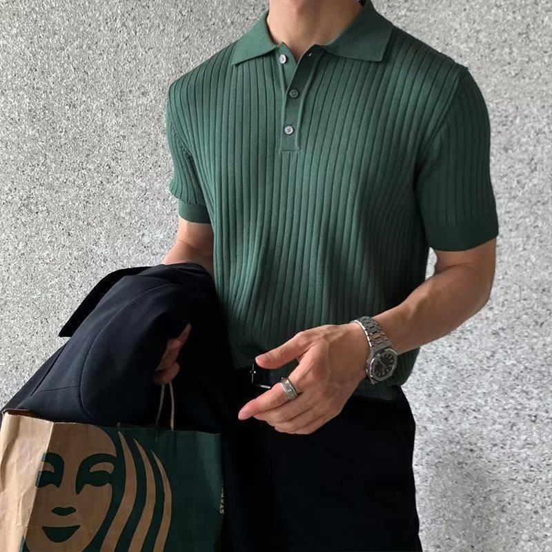 Rod – Poloshirt en Coton Mélangé Style Coréen