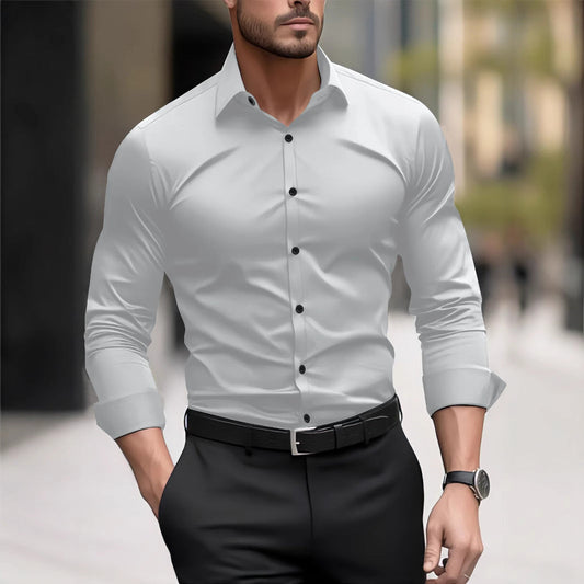 Kirk – Chemise Business-Casual Longue pour Homme