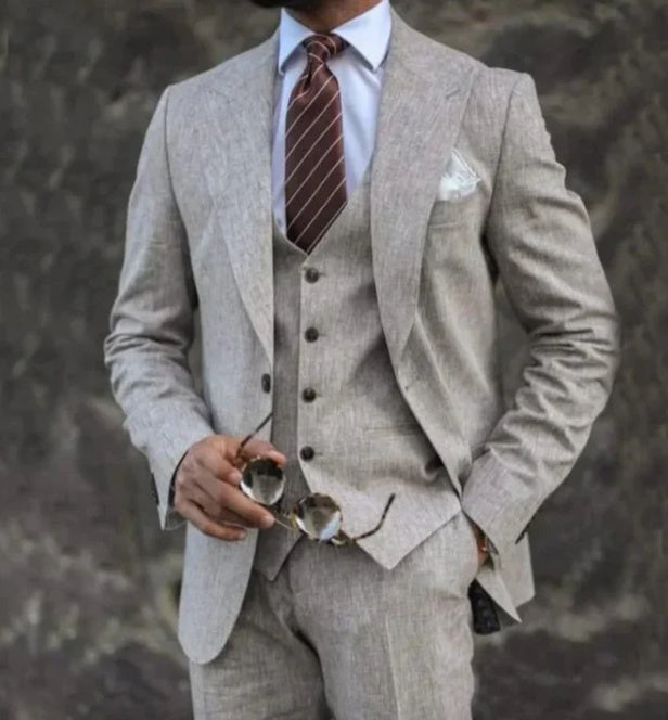 Darren – Costume d'affaires rose pour homme