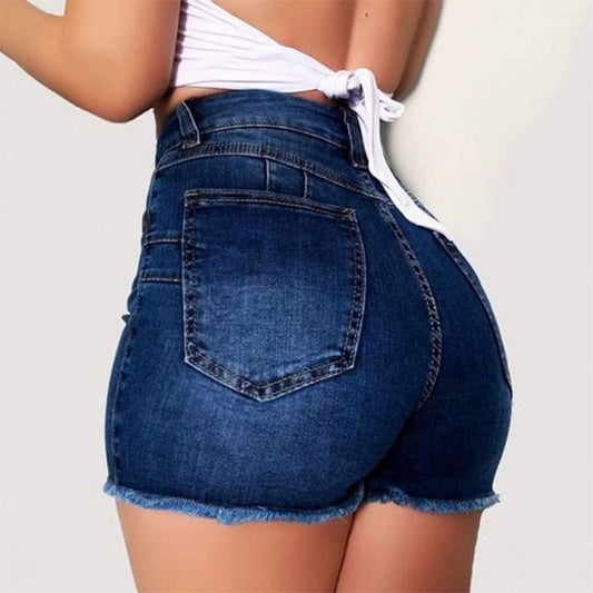 Claire – Short en denim délavé pour femme