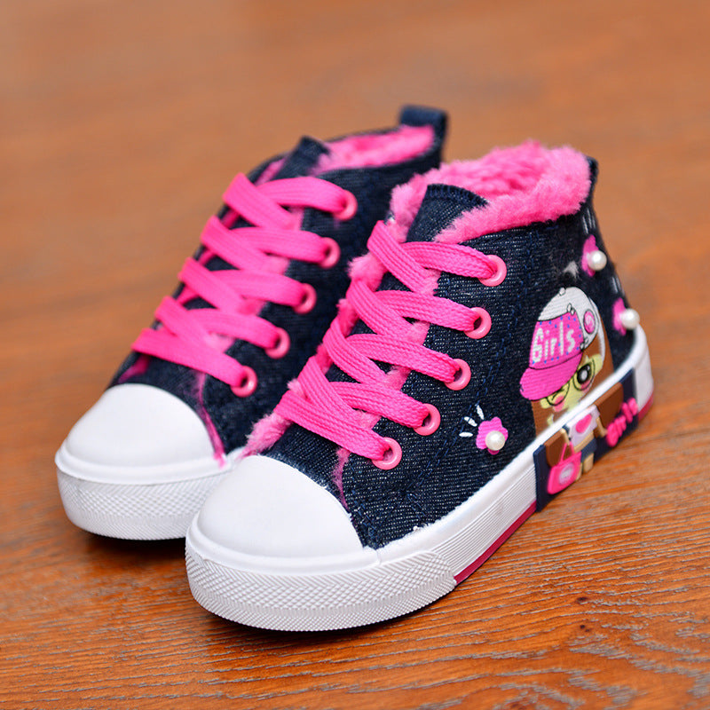 Wendy – Baskets en Toile pour Fille
