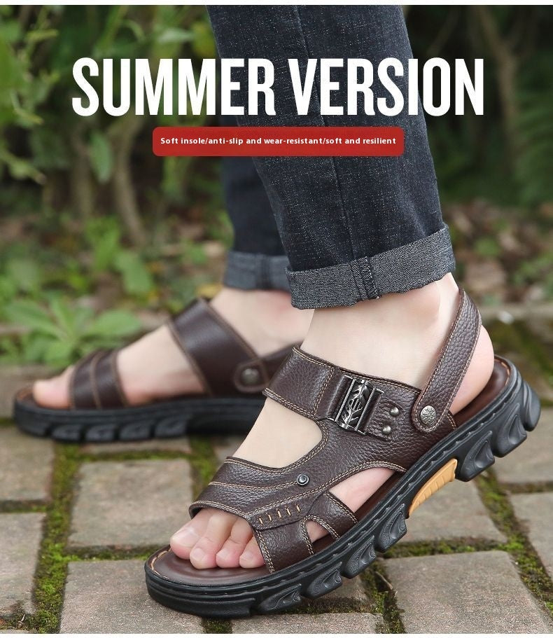 Bryan – Sandales confortables pour hommes en cuir vegan
