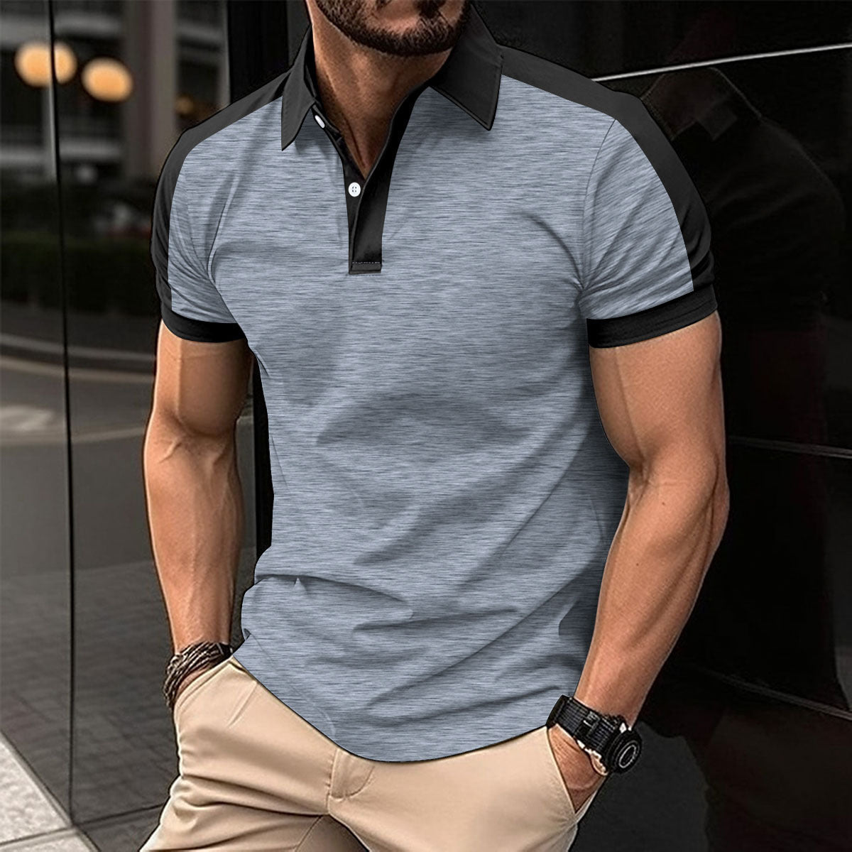 Jacob – Polo Business à Manches Courtes pour Hommes