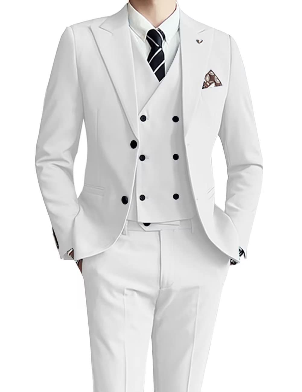 Callum – Costume trois pièces pour homme en coupe slim