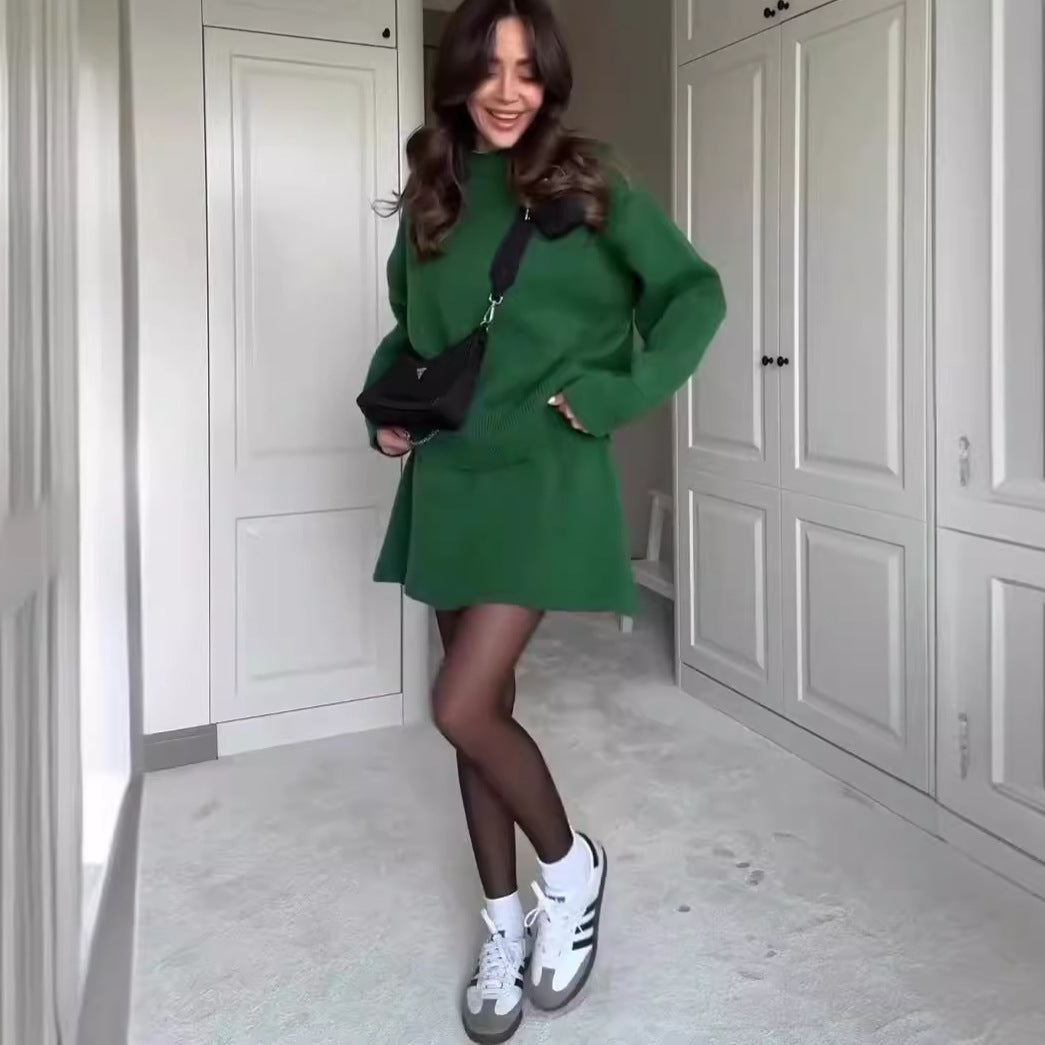 Danielle – Ensemble en Tricot Élégant pour Femme à Manches Longues