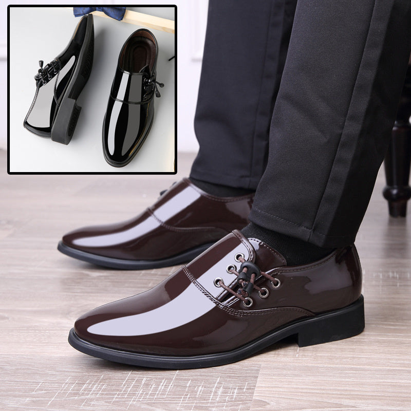 Denis – Élégants Chaussures en Cuir Verni pour Hommes