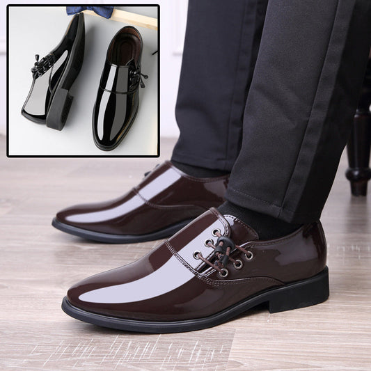 Denis – Élégants Chaussures en Cuir Verni pour Hommes