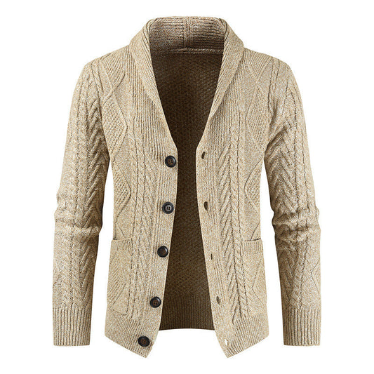 Albert – Cardigan ample avec col en V en cuir vegan