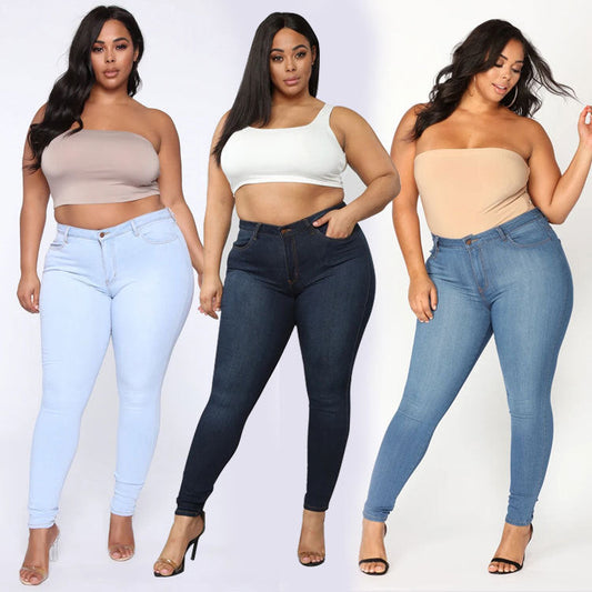 Helen – Jean Crayon Élastique Grande Taille