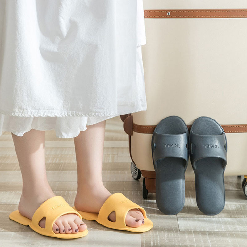 Rachael – Chaussons de Voyage Pliables avec Semelle Douce
