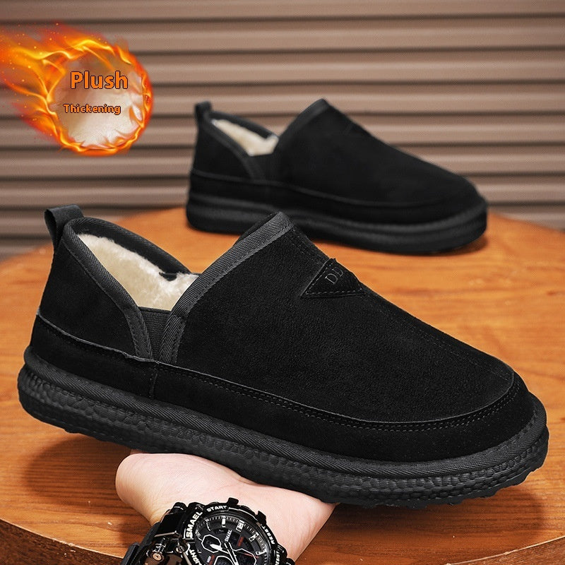 Calvin – Bottes d'hiver pour hommes en suédine vegan premium