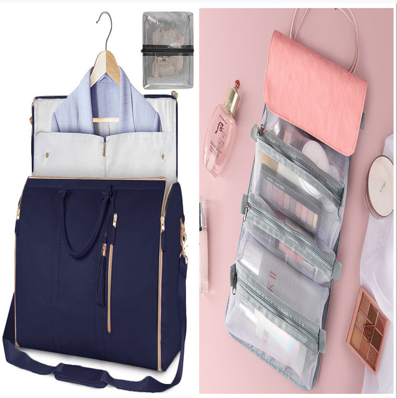 Emma – Grande Capacité Sac de Voyage Duffle pour Femmes, Sac à Costume Pliable, Imperméable