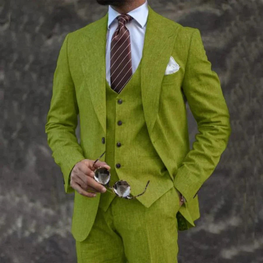 Darren – Costume d'affaires rose pour homme