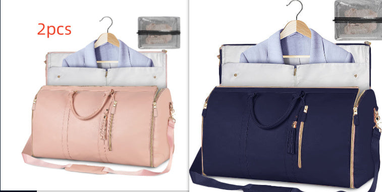 Emma – Grande Capacité Sac de Voyage Duffle pour Femmes, Sac à Costume Pliable, Imperméable