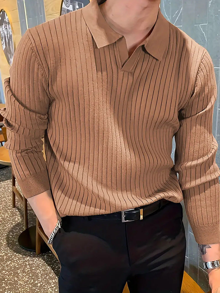 Jean – Polo Homme Élégant avec Texture Gaufrée