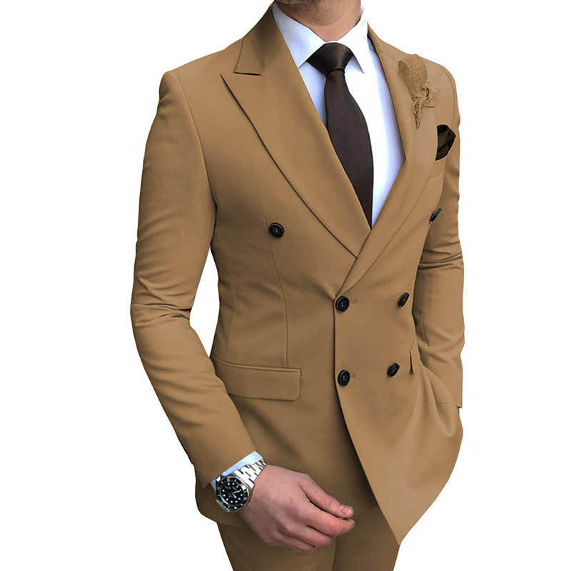 Micheal – Costume Double Boutonnage pour Invités de Mariage