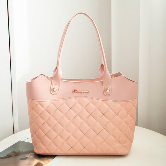 Helen – Sac à main rhombus pour femmes avec motif à carreaux élégant