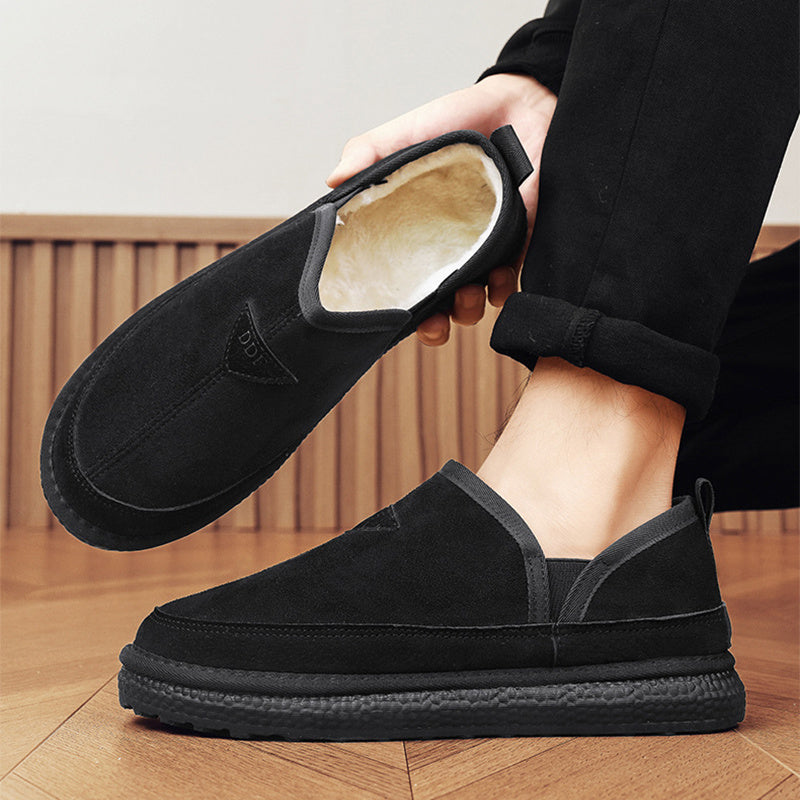 Calvin – Bottes d'hiver pour hommes en suédine vegan premium
