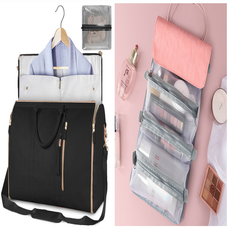 Emma – Grande Capacité Sac de Voyage Duffle pour Femmes, Sac à Costume Pliable, Imperméable