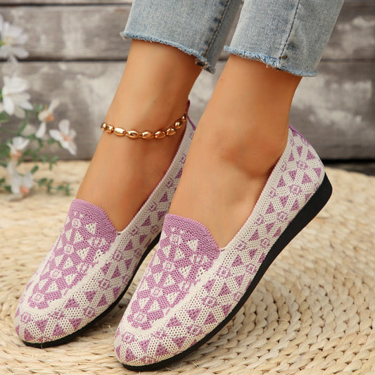 Danielle – Chaussons en Tricot Respirants pour Femmes