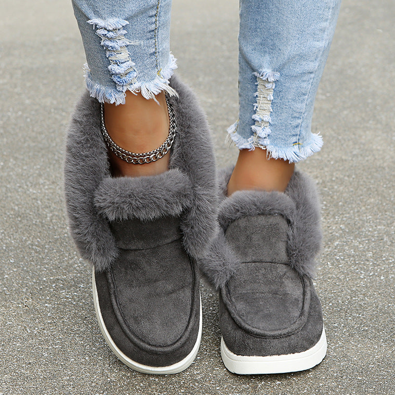 Marion – Bottes d'hiver chaudes avec doublure en peluche pour femmes