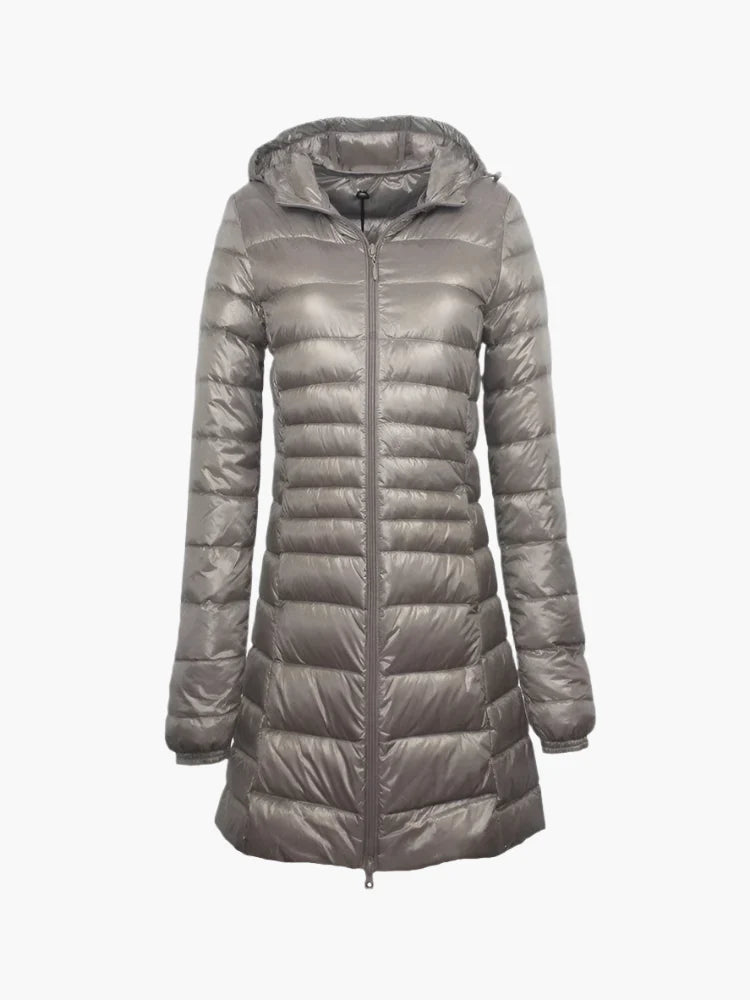 Mary – Manteau d'hiver long et matelassé pour femme