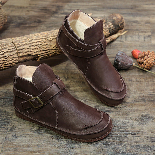Rachel – Bottes Martin Rétro en Cuir Vegan