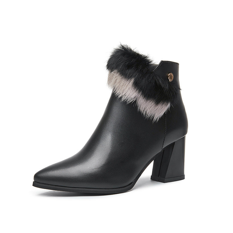 Helen – Bottes d'hiver pour femmes en cuir vegan haut de gamme