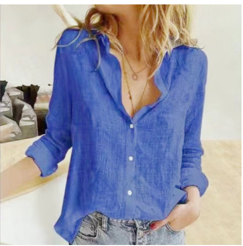 Jasmine – Cardigan décontracté à boutons et manches longues