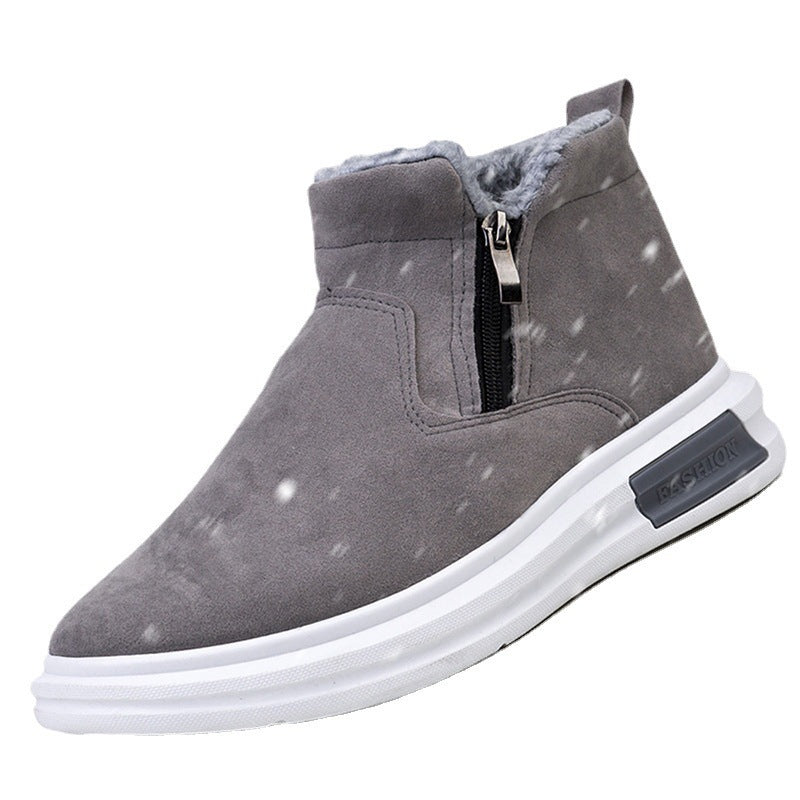 Bernard – Bottes d'hiver chaudes avec polaire et fermeture éclair latérale