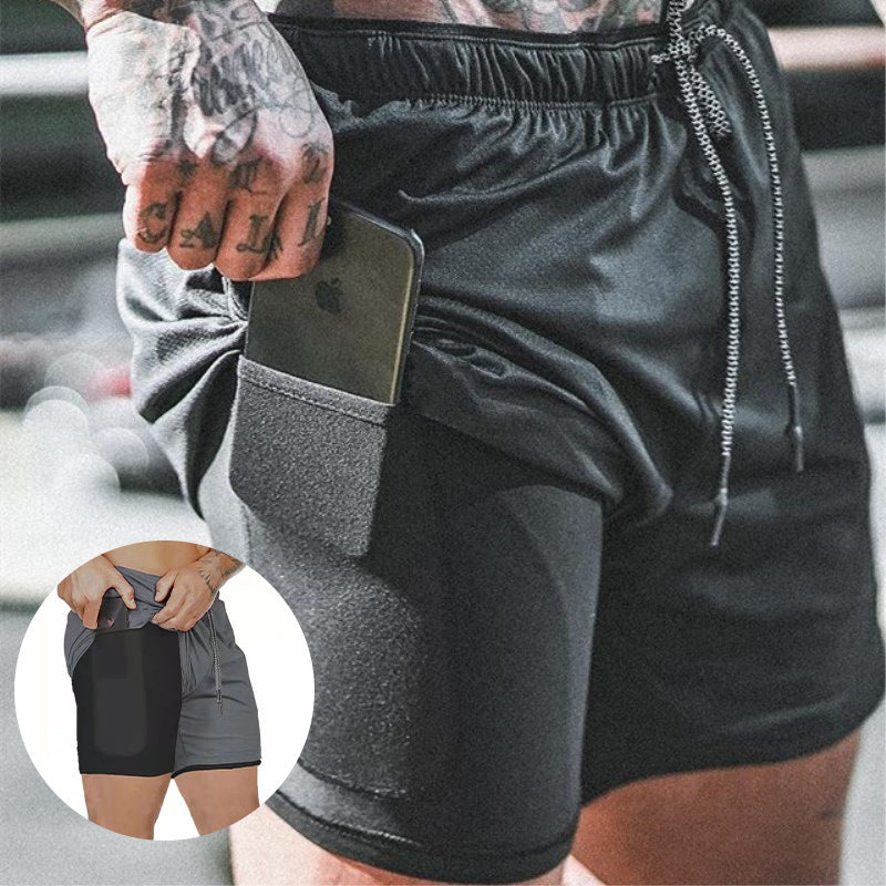 Garry – Kompressionsshorts mit Taschen