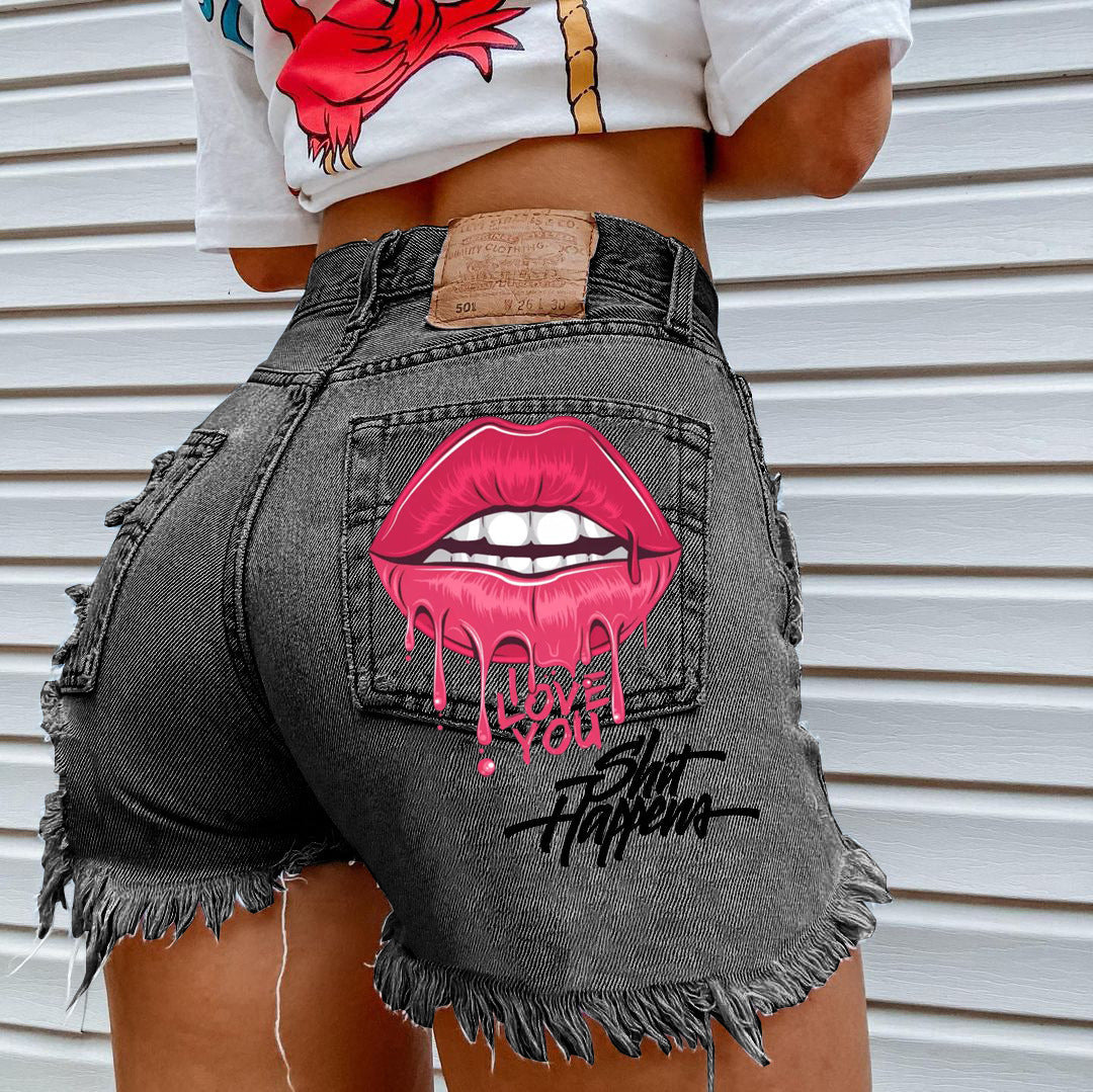 Jessie – Shorts en Denim Déchiré à la Mode pour Femme