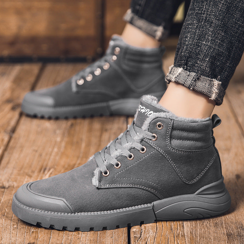Ross – Bottines chaudes pour homme avec doublure en peluche