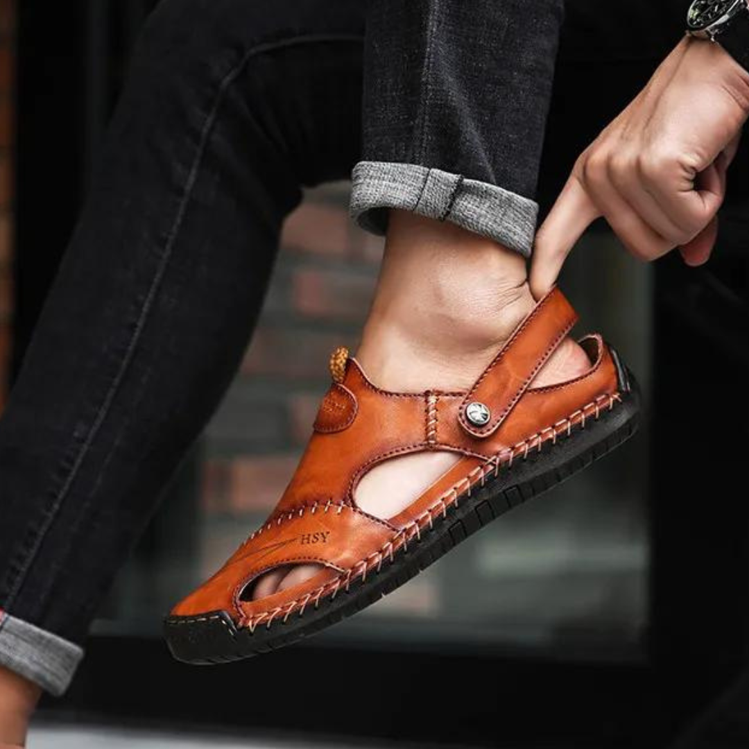 Damon – Sandales en cuir vegan
