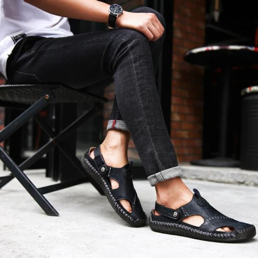 Damon – Sandales en cuir vegan