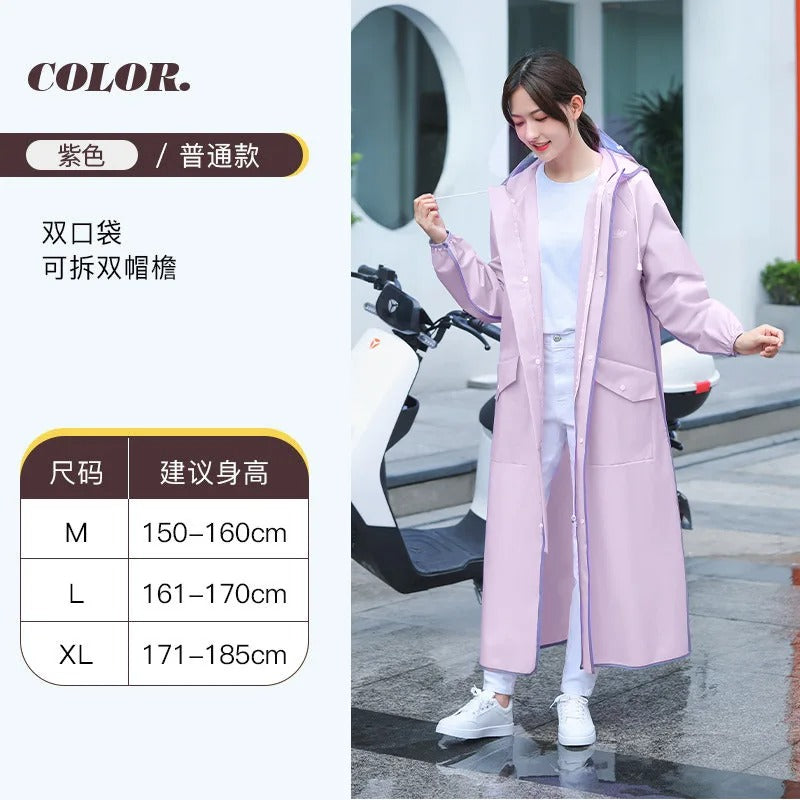 Natasha - Manteau de Pluie Long pour Femmes